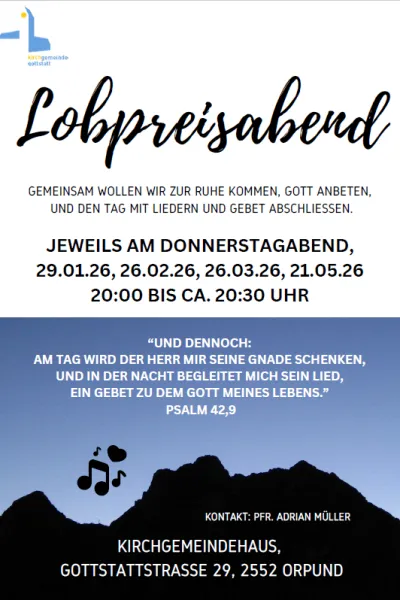 Lobpreisabend (Foto: Homepage Kreator) Lobpreisabend (Foto: Homepage Kreator)